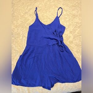 Royal blue romper